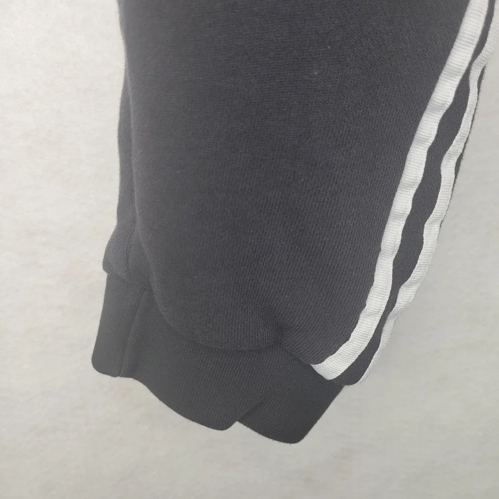 Vintage 80s Adidas‎ Trefoil Sweatpants Jogger Stitched Logo 3 Stripe Adult Sz M